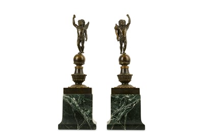 Lot 75 - A PAIR OF 19TH CENTURY FRENCH EMPIRE STYLE...