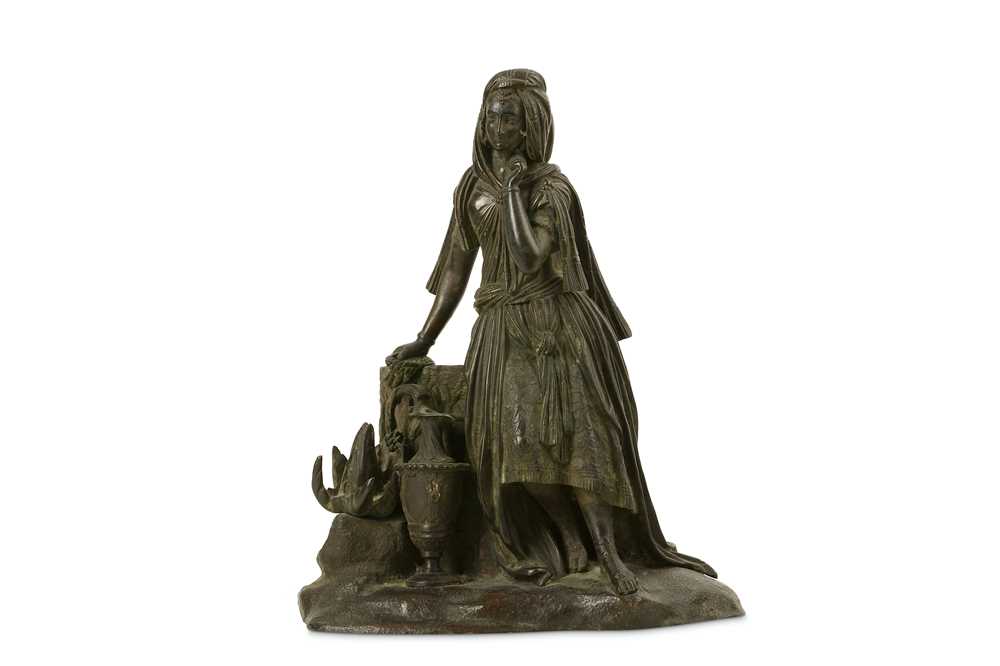 Lot 162 - A FRENCH BRONZE OF VIRGINIE, MID 19TH CENTURY