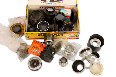 Lot 317 - A Group of Various Lenses, Adapters and Parts