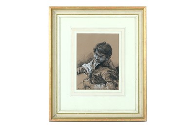 Lot 226 - DAVID POOLE (BRITISH 1936-1995) Portrait of a...