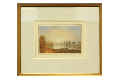 Lot 468 - GEORGE BARRET JNR (BRITISH C.1767-1842) Sunset...