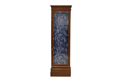 Lot 433 - A 19th century mahogany glazed display cabinet...