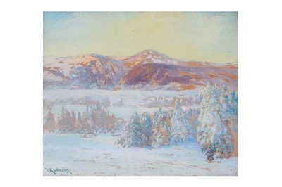 Lot 471 - VACLAV RADIMSKY (1867-1946) Winter Landscape ...