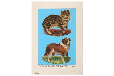 Lot 887 - Peter Blake (British, b.1932) 'Cat and Dog'...