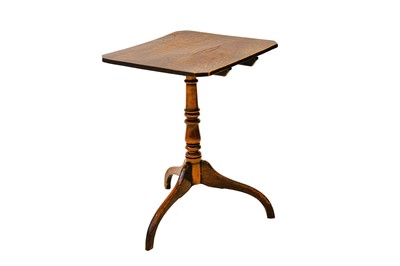 Lot 443 - A 19th Century mahogany tripod table, with a...