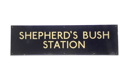 Lot 389 - A London Underground perspex station sign,...