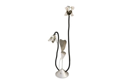 Lot 590 - A circa 1990 adjustable standard lamp formed of recyclable materials