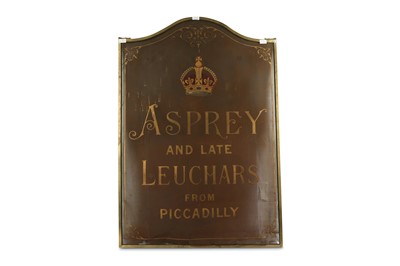 Lot 393 - A early 20th century Asprey Sign, painted and...
