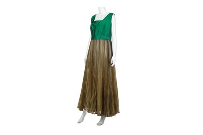 Lot 4 - Lanvin Vintage Haute Couture Pleated Evening Dress