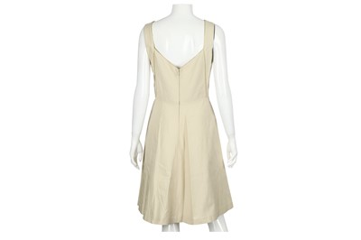 Lot 64 - Yves Saint Laurent Beige Cotton Dress - size F40