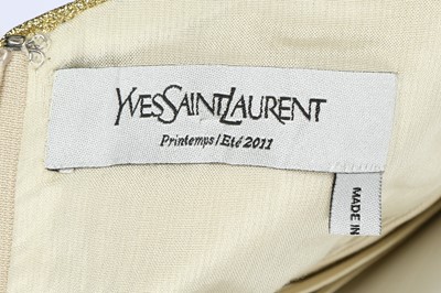 Lot 64 - Yves Saint Laurent Beige Cotton Dress - size F40