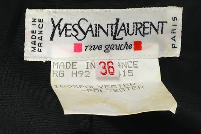 Lot 124 - Yves Saint Laurent Rive Gauche Black 'Le Smoking' Sequin Suit - size 36