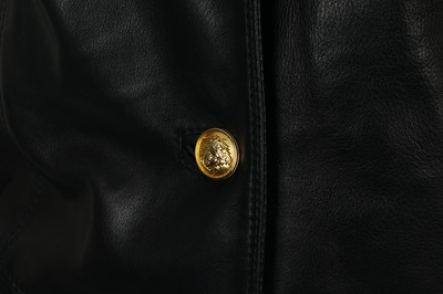 Lot 141 - Gianni Versace Black Leather Jacket