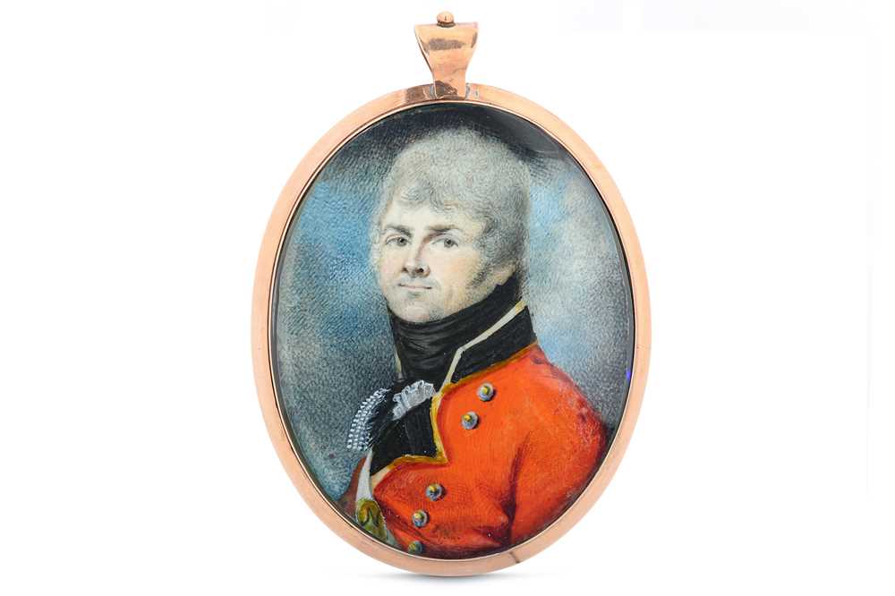 Lot 109 - ENGLISH SCHOOL (circa 1810) Portrait miniature...