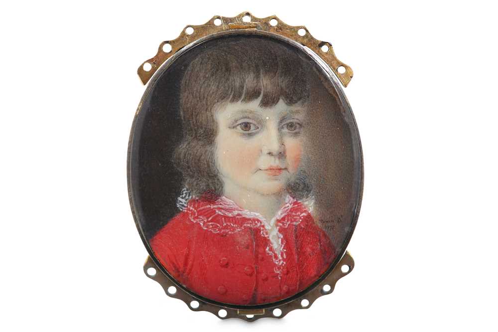 Lot 19 - JOHN TUVIN (BRITISH fl. 1776-1792) Portrait...