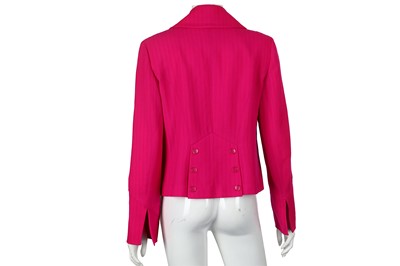 Lot 51 - Christian Lacroix Bazar Hot Pink Jacket - size 40