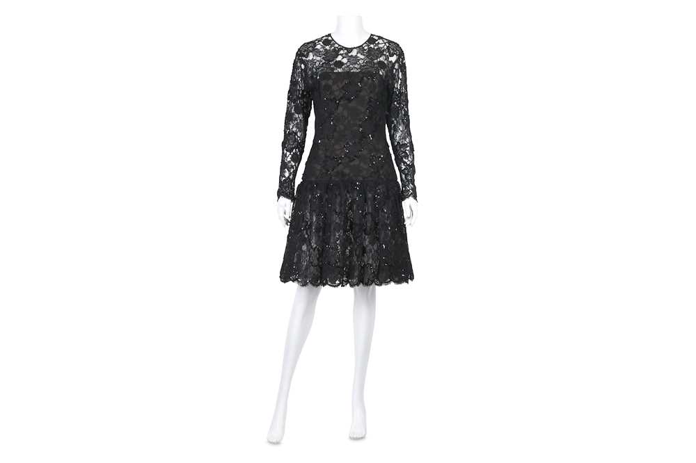 Lot 429 - Christian Dior Boutique Black Sequin Dress Lot 429 - Christian Dior Boutique Black Sequin Dress
