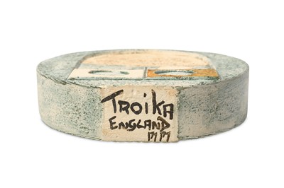 Lot 109 - TROIKA POTTERY: A  wheel vase, with incised...