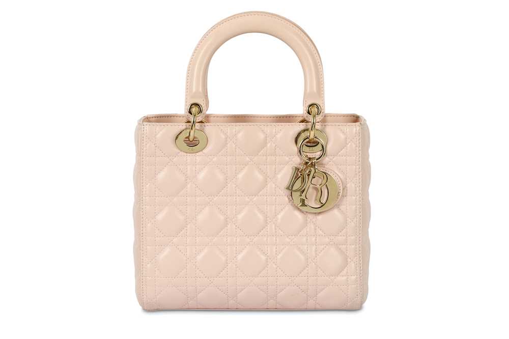 Diorama bag in pale pink leather