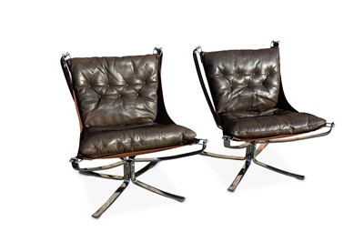 Lot 95 - SIGURD RESSELL: A pair of Falcon Chairs,...