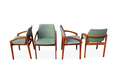 Lot 99 - KAI KRISTENSEN: A set of eight Open Arm Chairs,...