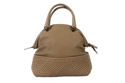 Lot 187 - Bottega Venetta Ash Oyster Intrecciato Bombe Bag