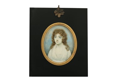 Lot 92 - GEORGE PLACE (IRISH d.1805) An unknown Lady...