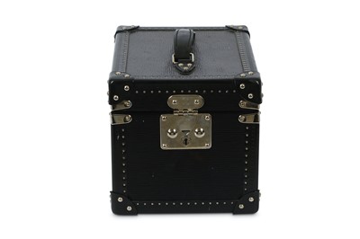 Lot 507 - Louis Vuitton Black Epi Leather Vanity Trunk Boite