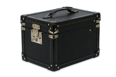 Lot 507 - Louis Vuitton Black Epi Leather Vanity Trunk Boite