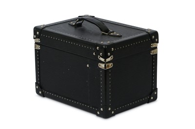 Lot 507 - Louis Vuitton Black Epi Leather Vanity Trunk Boite