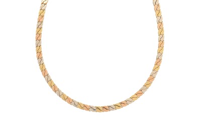 Lot 167 - A fancy-link necklace, by Chimento Of...