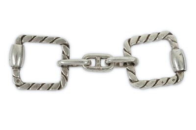 Lot 482 - Hermes Chaine d'Ancre Silver Keychain