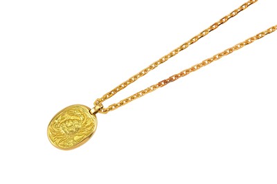 Lot 76 - A 'Zodiac' pendant, by Cartier, circa 1970 The...