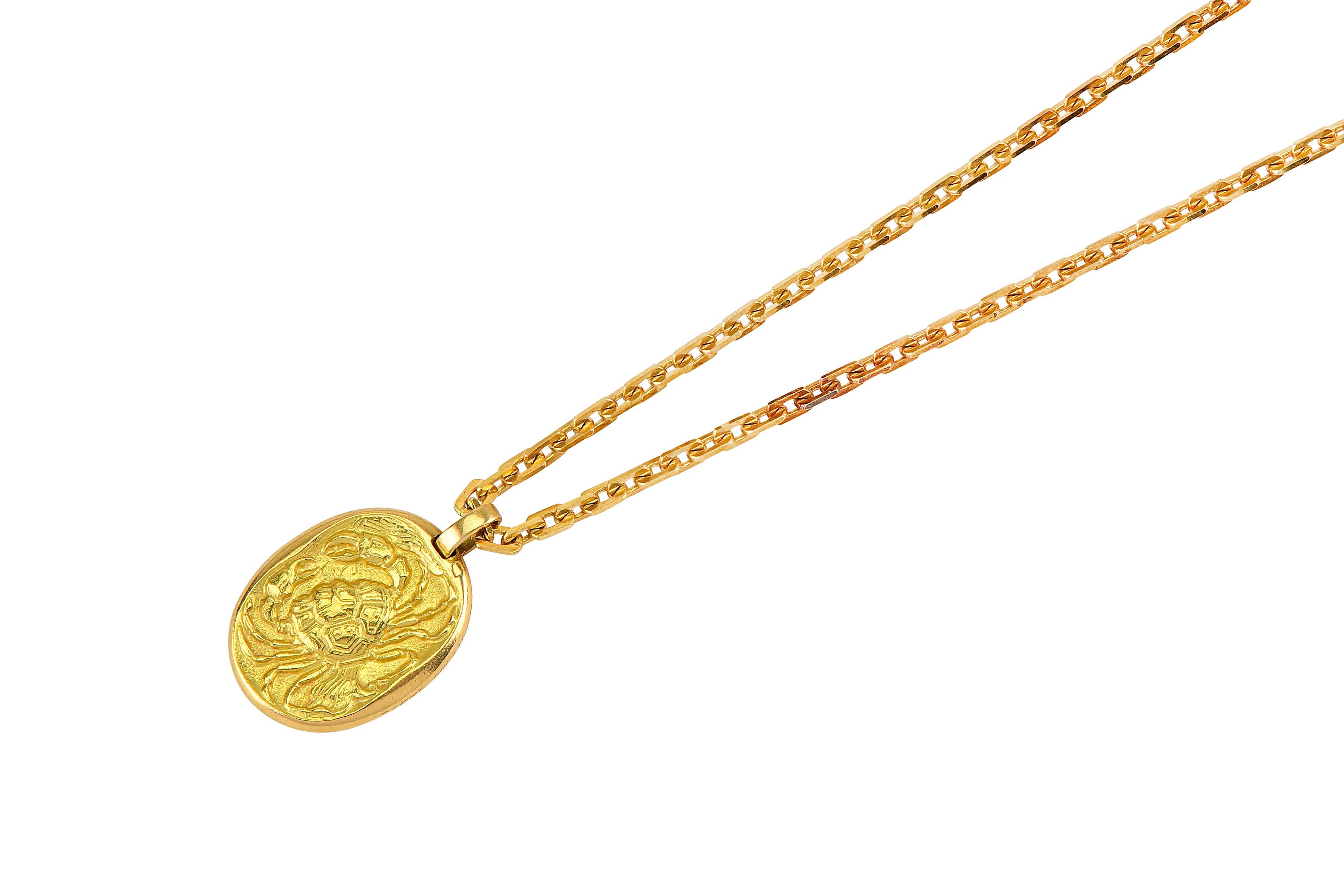 Lot 76 A Zodiac pendant by Cartier circa 1970