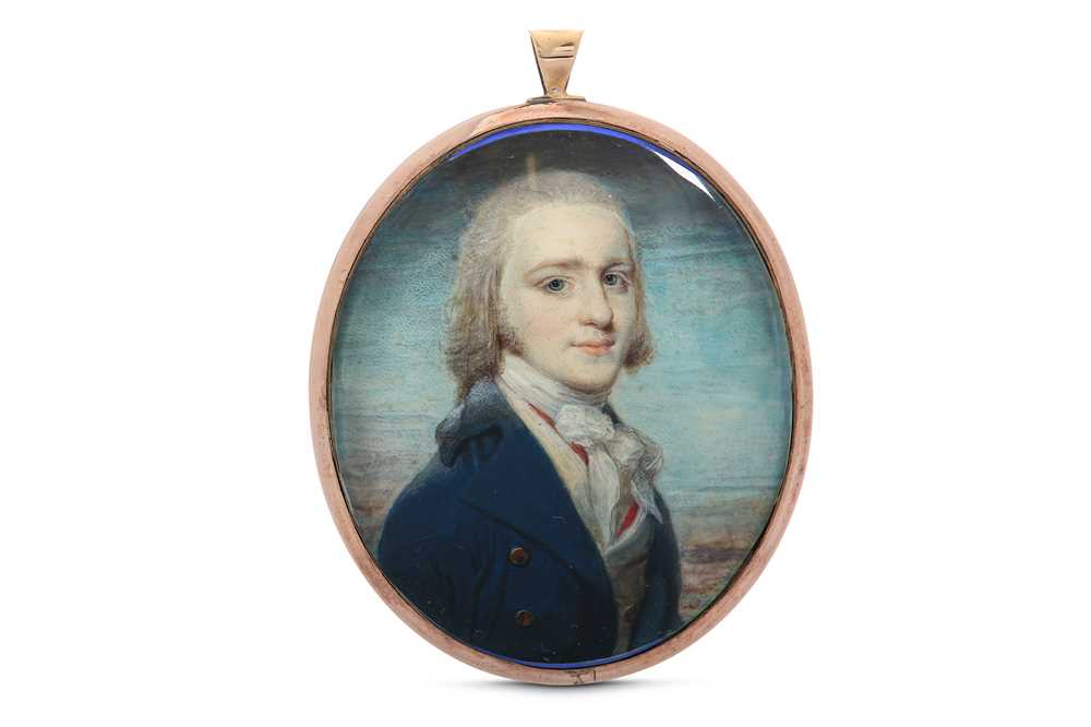 Lot 37 - WILLIAM GRIMALDI (BRITISH 1751-1830) Portrait...