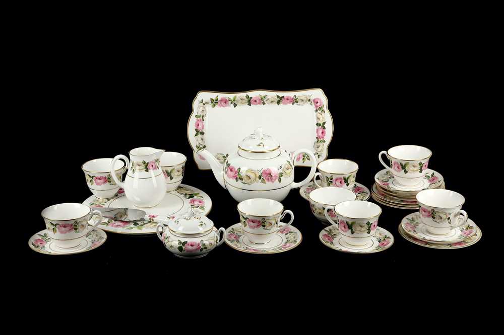 Lot 167 - A Royal Worcester tea service, 'Royal Garden