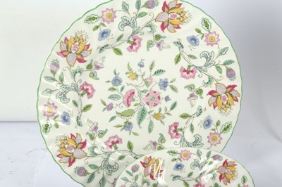 Lot 169 - A Minton 'Haddon Hall' dinner service,...