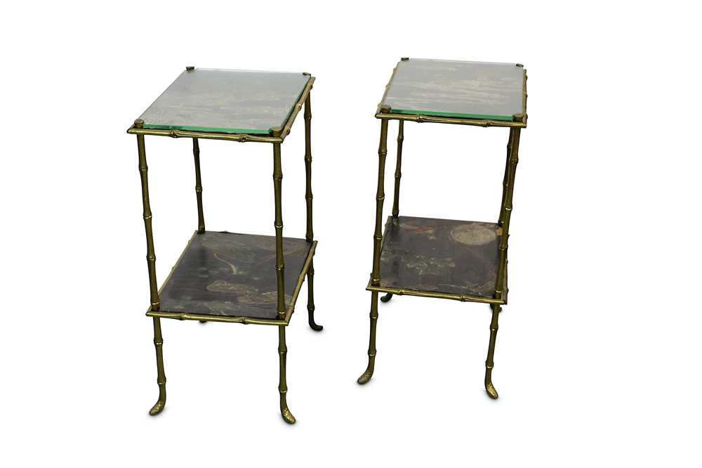 Lot 314 - A pair of mid 20th Century occasional tables...