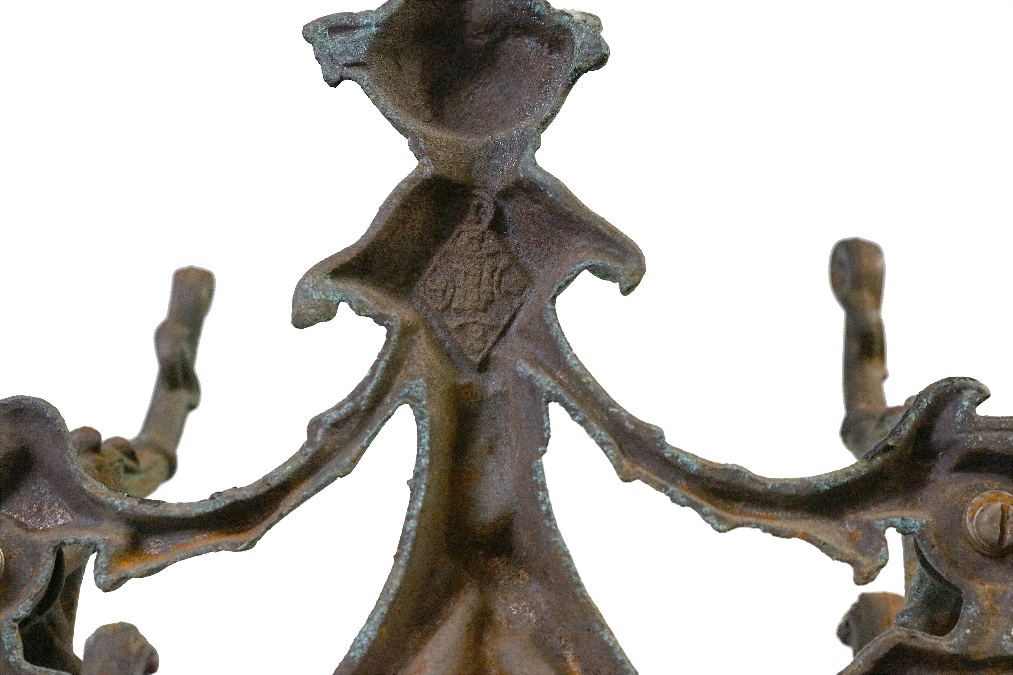 Lot 274 - A Victorian Coalbrookdale cast iron hall
