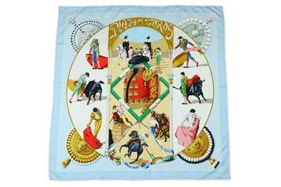 Lot 302 - Hermes 'Plaza de Toros' Silk Scarf