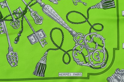 Lot 171 - Hermes 'Les Cles' Silk Scarf