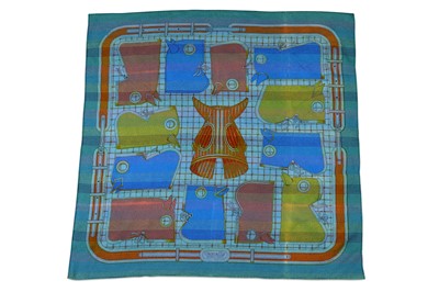 Lot 311 - Hermes 'Camails' Silk Scarf