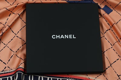 Lot 336 - Chanel Silk Logo Scarf