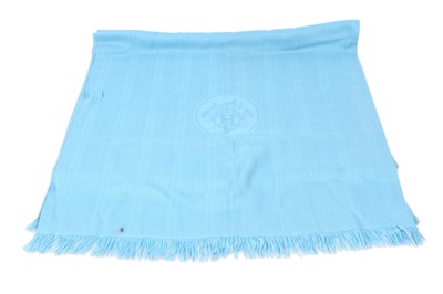 Lot 304 - Hermes Pale Blue Cashmere Silk Scarf