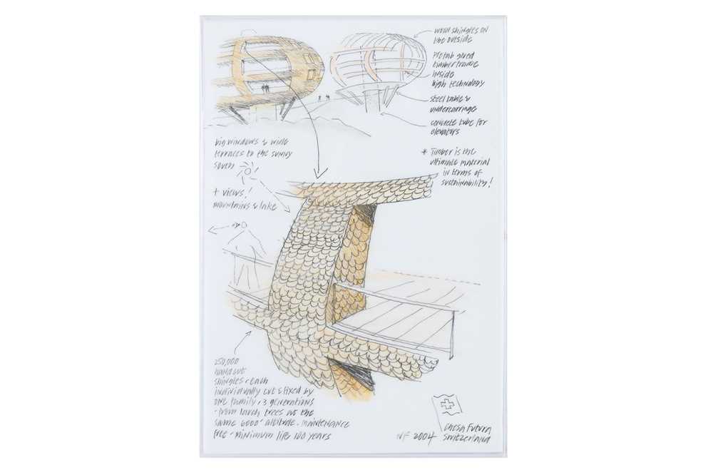 Lot 263 - SIR NORMAN FOSTER: Three hand-coloured prints...