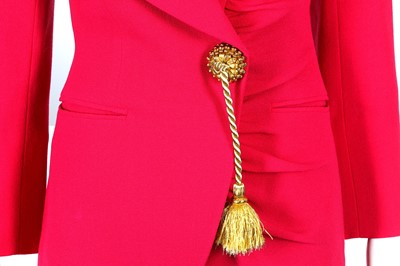 Lot 50 - Christian Dior Boutique Demi-Couture Fuschia Skirt Suit