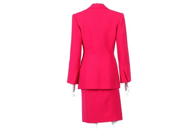 Lot 50 - Christian Dior Boutique Demi-Couture Fuschia Skirt Suit