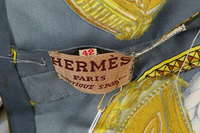 Lot 76 - Two Pieces of Hermes Silk Clothing - sizes 42 and 46