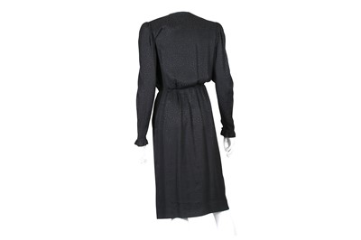 Lot 119 - Yves Saint Laurent Rive Gauche Black Silk Dress - size 40
