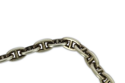 Lot 478 - Hermes Chain d'Ancre Silver Necklace